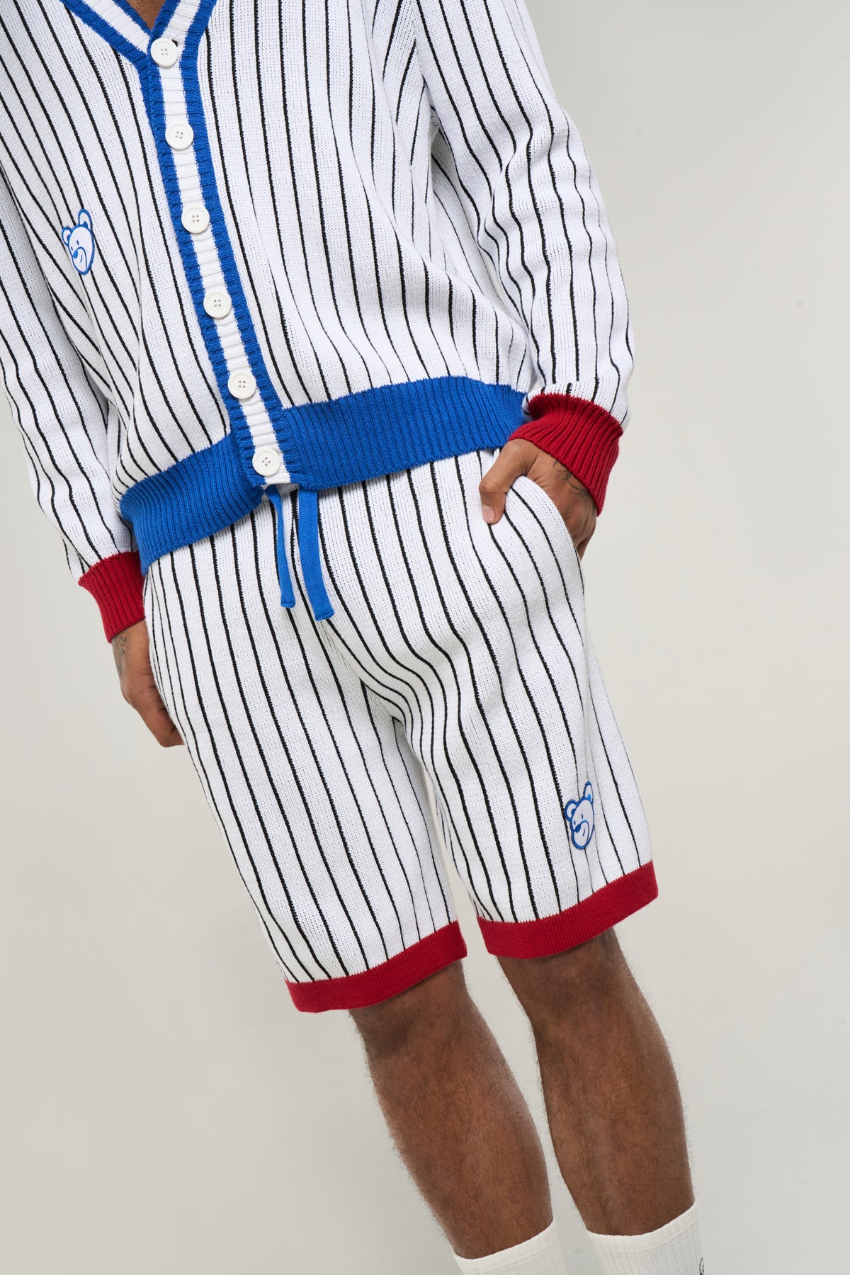Blue Mascot Cardigan