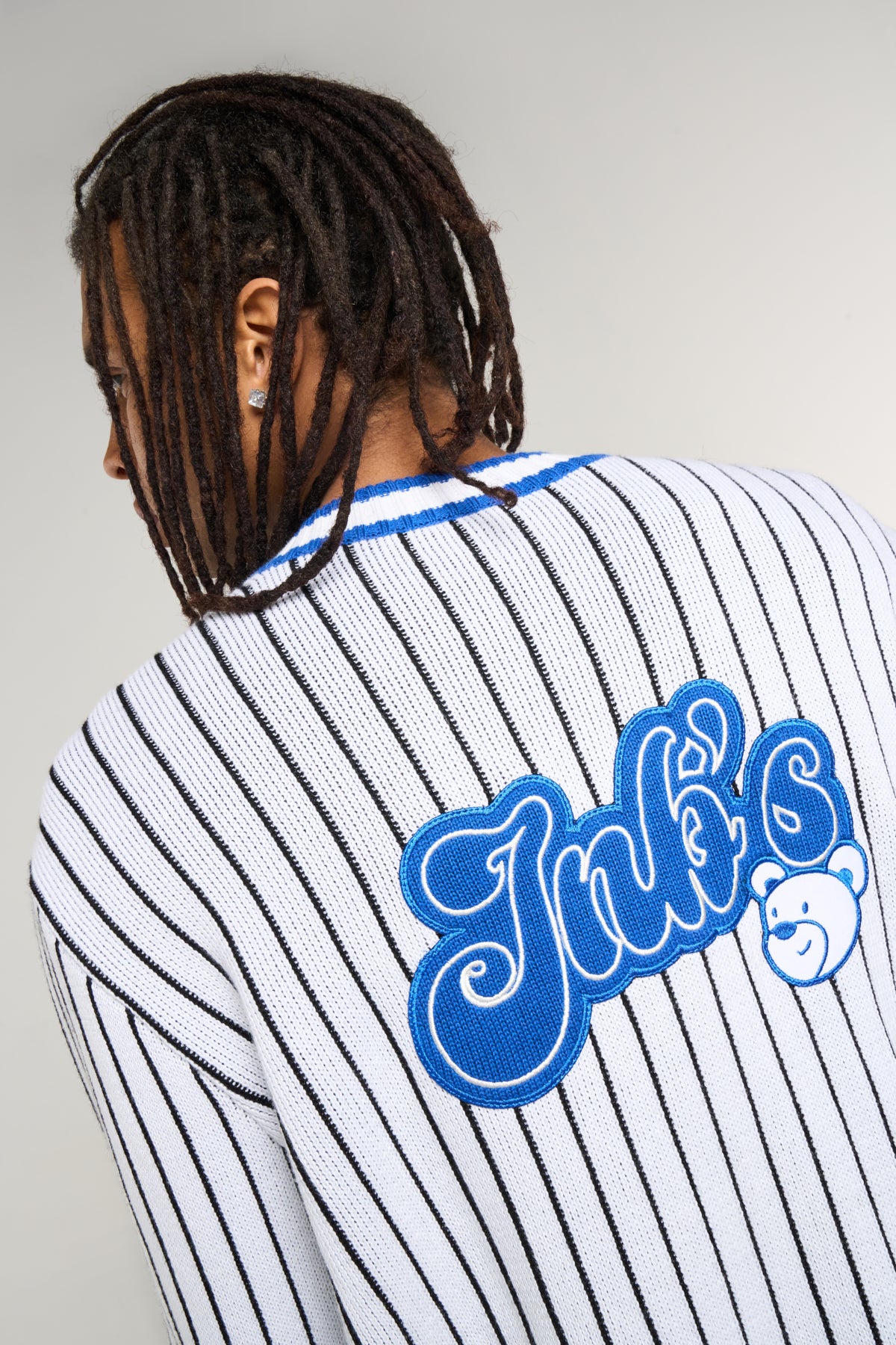 Blue Mascot Cardigan