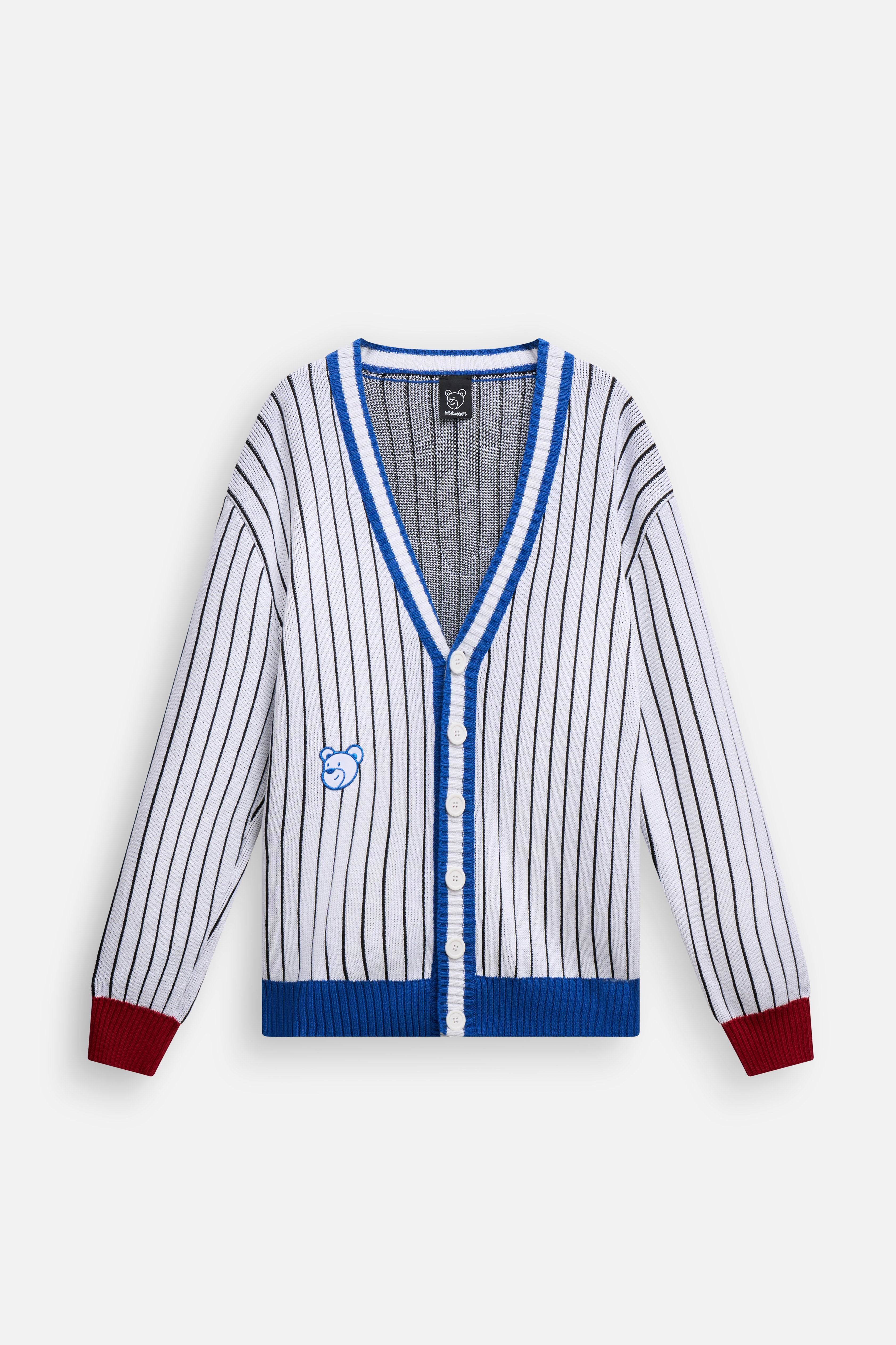 Blue Mascot Cardigan